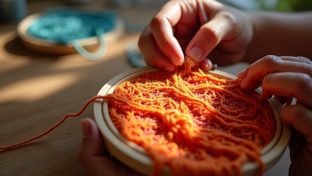 binding embroidery hoops securely