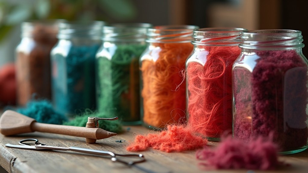 caring for wool threads