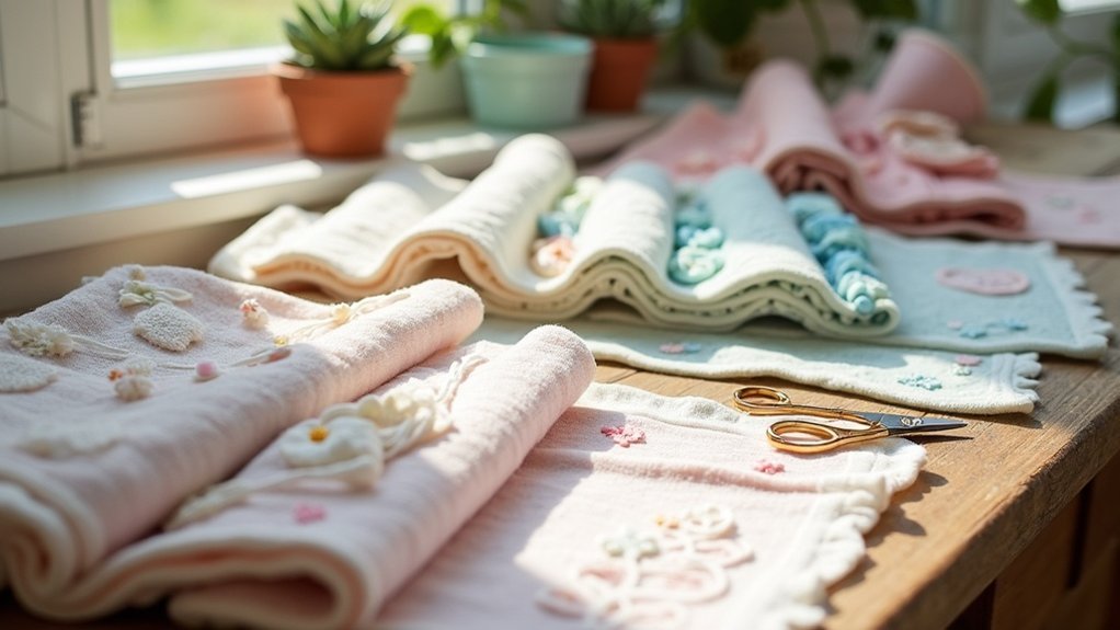 embroidery baby blanket kits