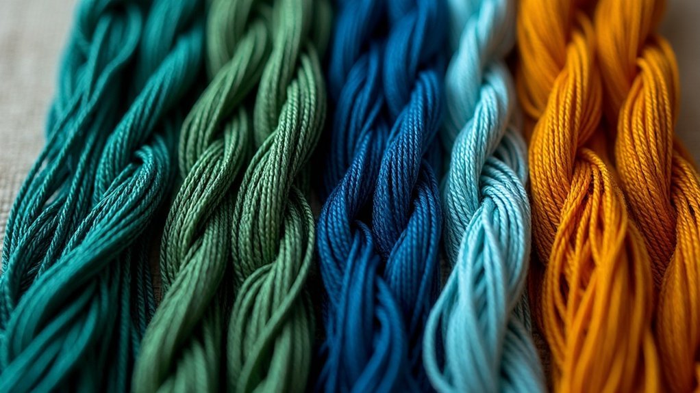 embroidery couching cords selection