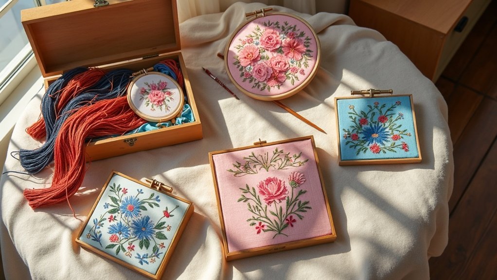 embroidery kits for creativity