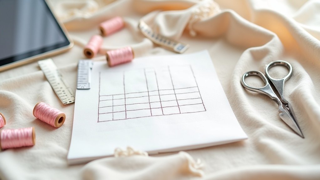 embroidery lettering spacing guide