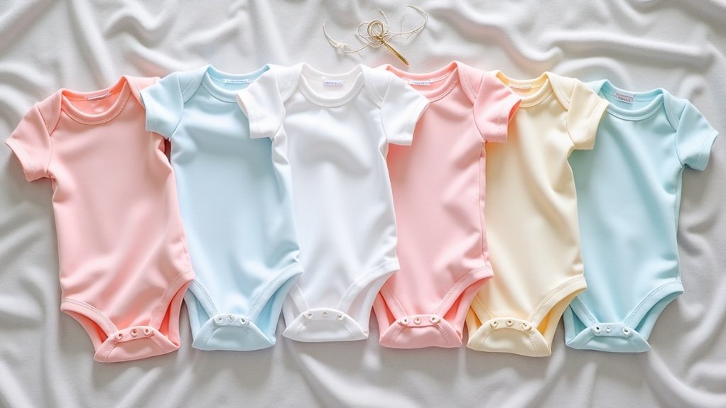 embroidery onesie blanks selection