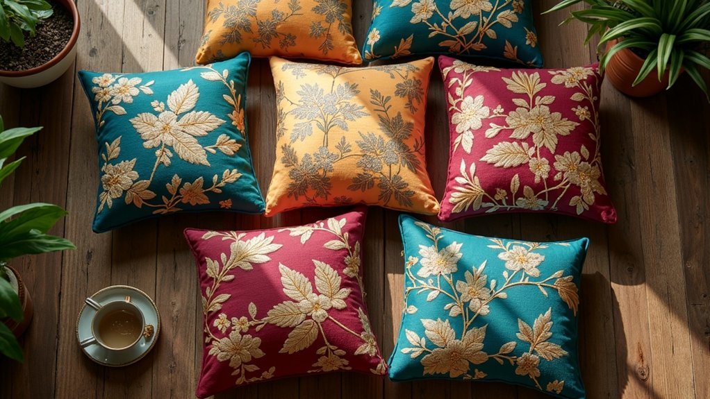 embroidery seat cushions comfort