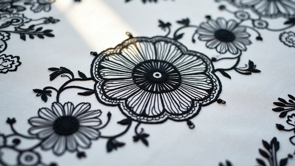english blackwork embroidery features