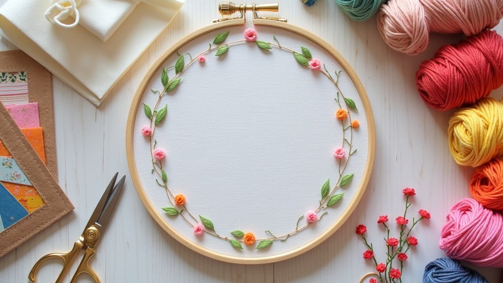 essential embroidery crafting tools