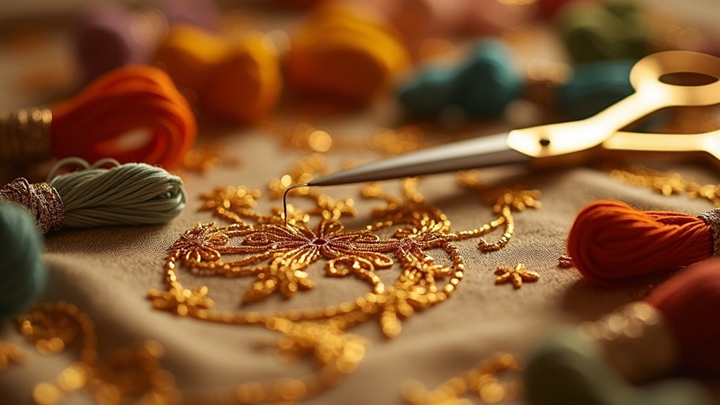 goldwork embroidery techniques explained