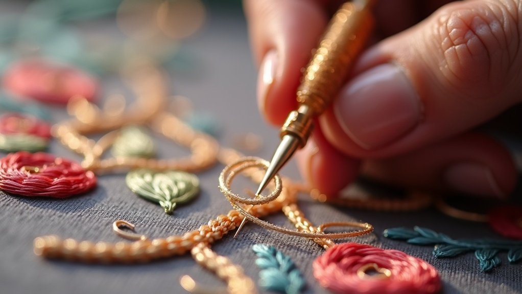 manage metallic thread effectively