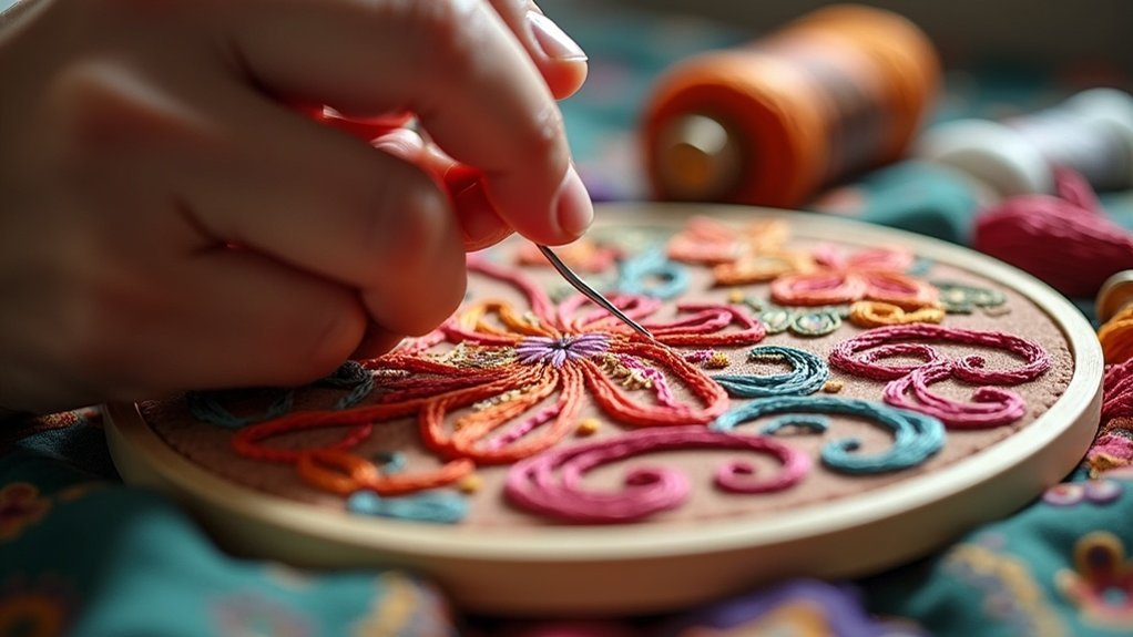 pekinese stitch embroidery technique