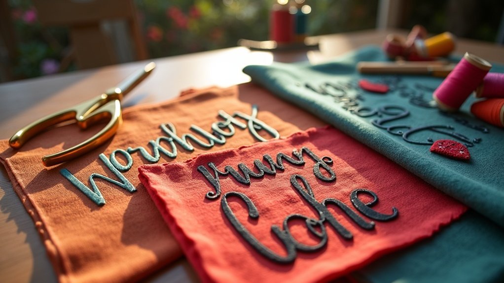 selecting fonts for embroidery