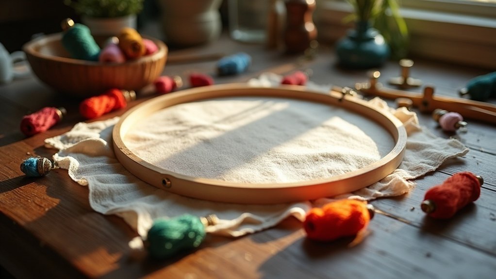 silk shading embroidery mounting techniques