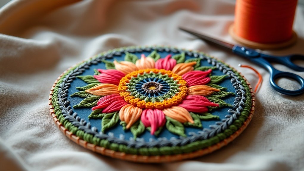 stitching borders for embroidery