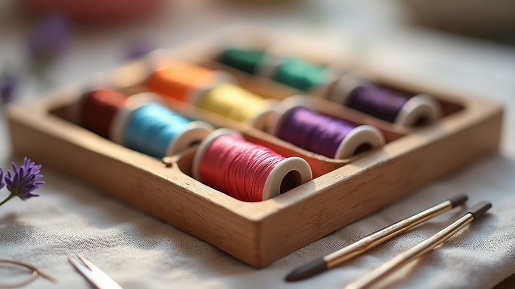 store silk threads properly