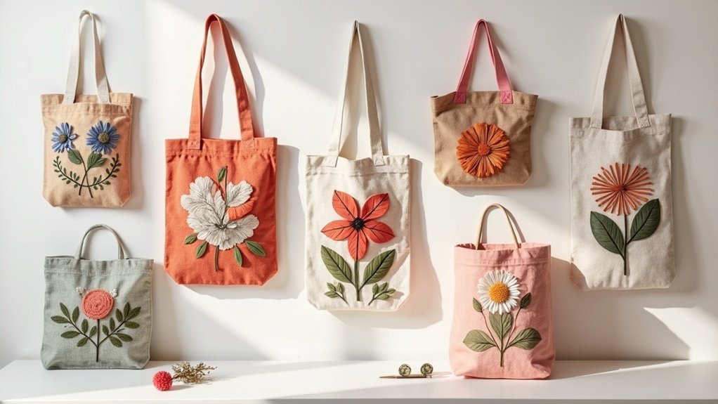 stylish embroidery wall organizers