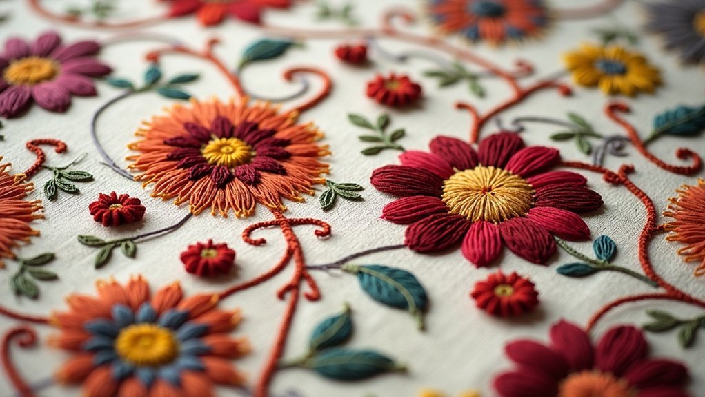 suzani embroidery distinctive features