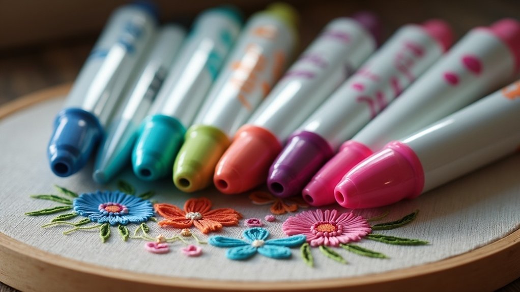 water soluble embroidery markers
